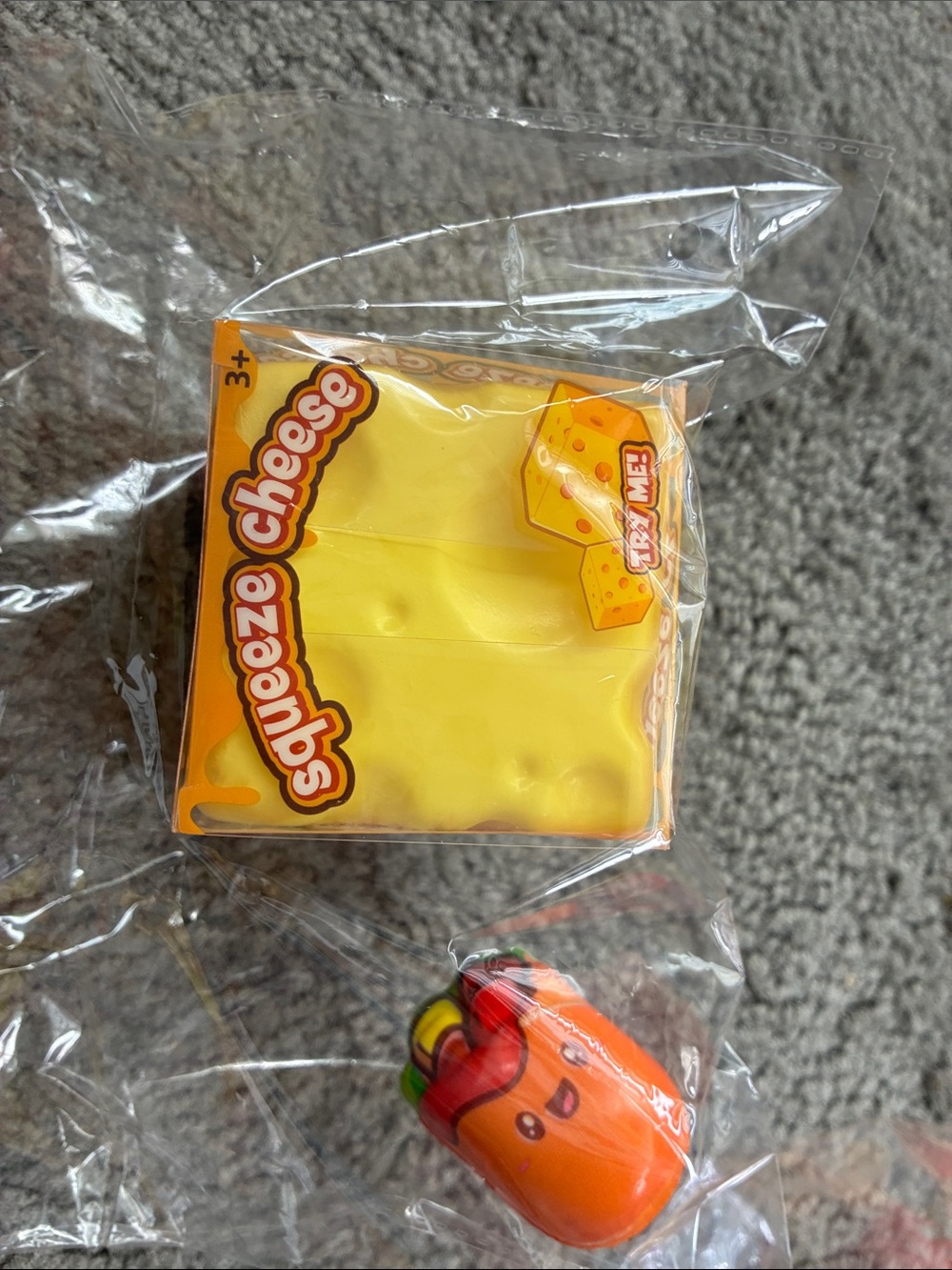 Orange Kawaii Taco Squishy Toy for Kids